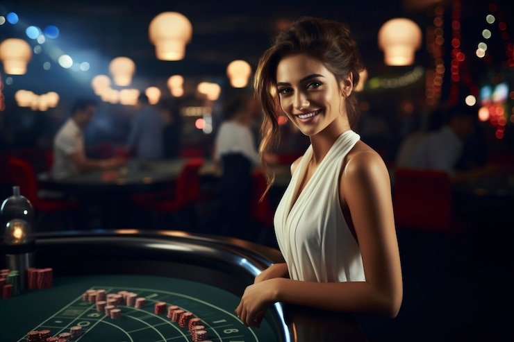 Pengguna menikmati pertandingan sepak bola dan bermain live casino online dalam satu platform